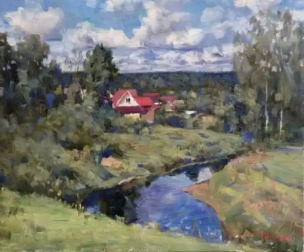 总有油画惊艳我们的时光也总有风景与我们未曾相遇王铁牛只想拿起画笔