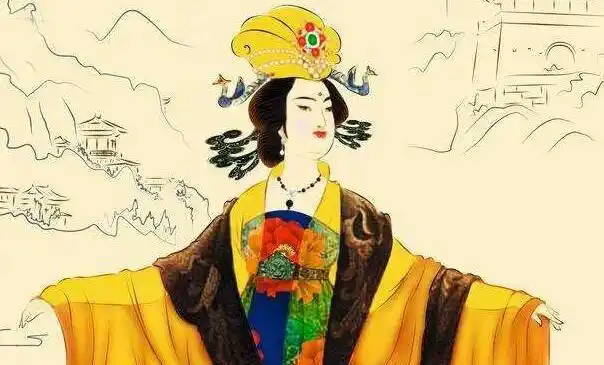 武则天唯一画像揭秘真实容貌唐太宗眼光好媚骨天成