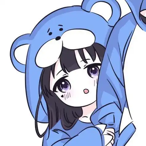 好看可爱情侣头像卡通呆萌一对左一右单人