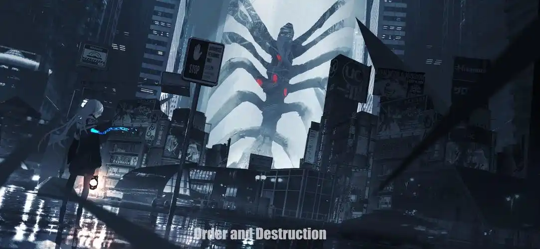 插画系空间科技风壁纸