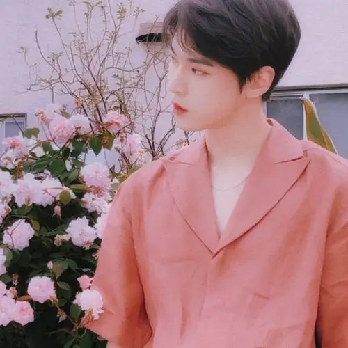 粉色暖男_唯美男生头像图片_扣扣居