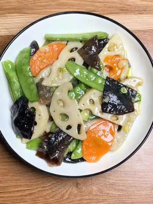 挑战100天不重样下饭菜d2982荷塘小炒