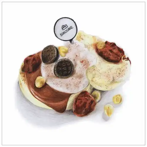 【驴大萌彩铅教程329】手绘美食甜品 巧克力舒芙蕾松饼