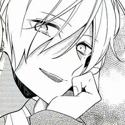 二兽黑白高冷漫画男头