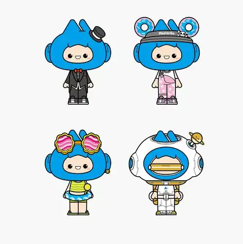 mastergo ip卡通形象设计---科技小m