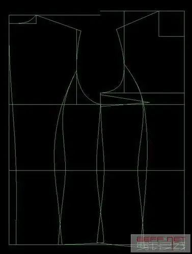 女西装八片制版