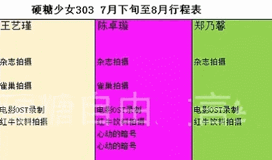 硬糖少女行程表曝光看到新单曲首发日期隔壁the9学着点