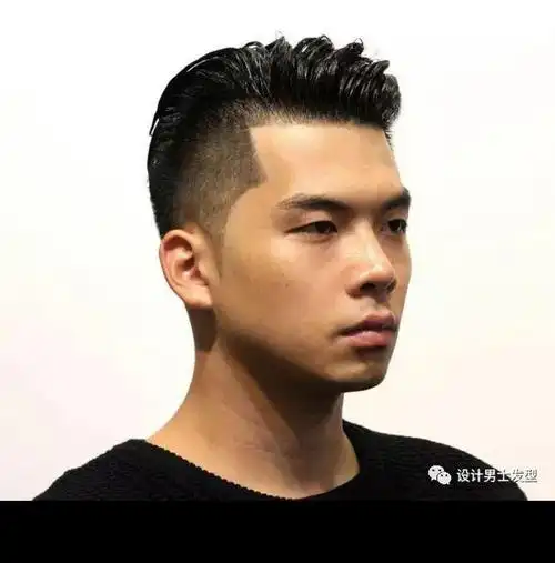 短发可以留斜背头吗男生短发小背头图集