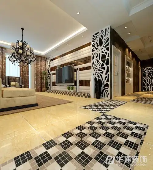 亚星盛世103平三室二厅现代简约装修效果图