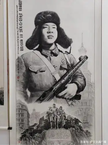 刘老笔下的"孺子牛"形象也数之不尽.单单雷锋画像,他就画了50多年.