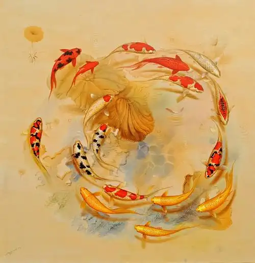 群鱼戏水呈吉祥