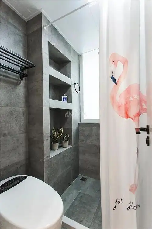 58㎡小户型卫生间干湿分离设计效果图