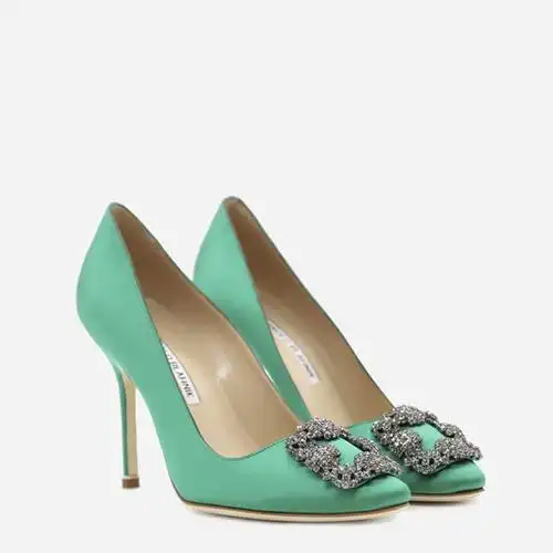 manolo blahnik/manolo blahnik 21年秋冬 百搭 女性 绿色 高跟鞋