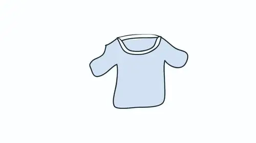 短袖简笔画怎么画短袖简笔画步骤