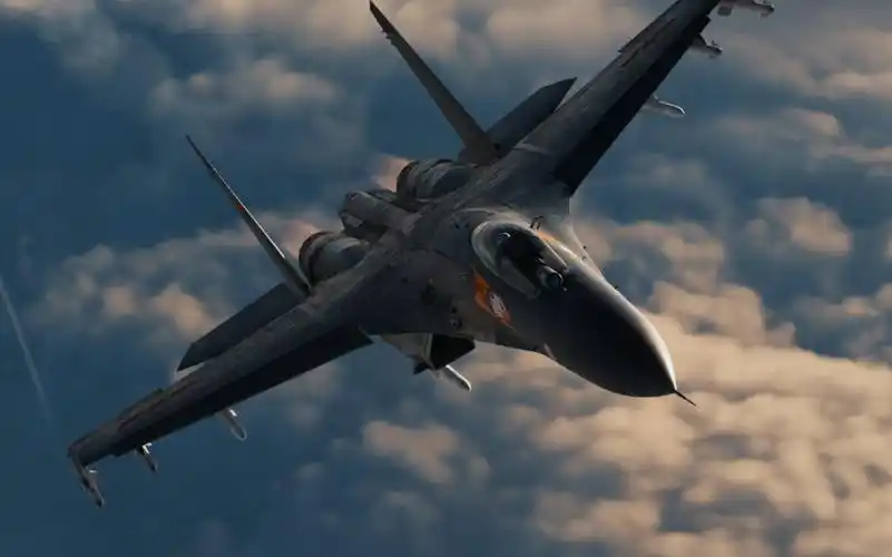 歼11"霹雳鹰"涂装超燃视频4k