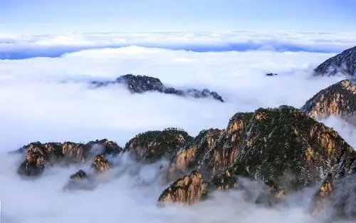 黄山自然风景唯美高清图片桌面壁纸高清大图预览1920x1200_风景壁纸