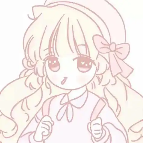 卡通人物简笔画少女心