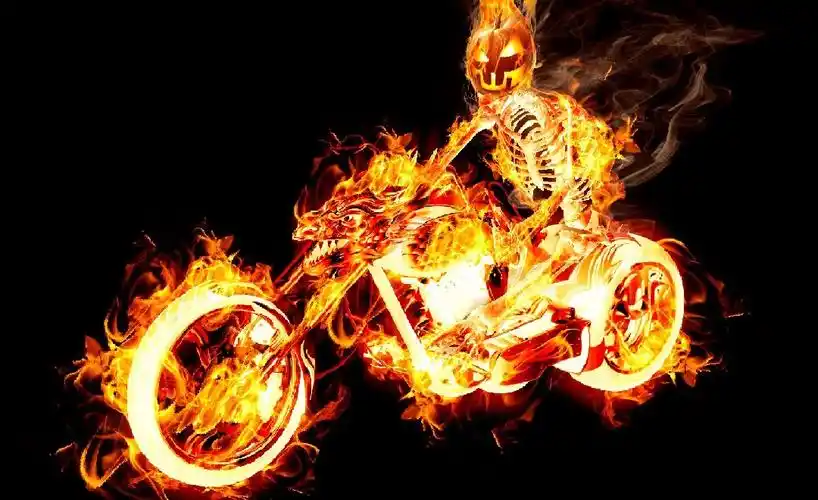 ps-火焰骷髅-超炫创意合成