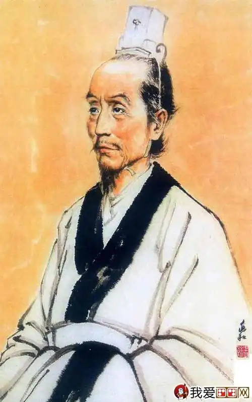 屈原像_蒋兆和屈原像高清大图欣赏