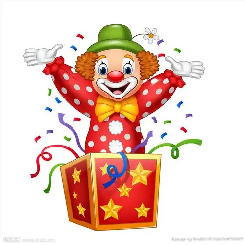 卡通小丑图片