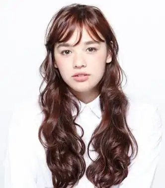 长发螺旋卷发型图片韩式螺旋卷发