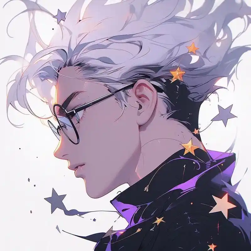 90紫色90神秘感90男生头像 充满神秘气息的紫色系头像.