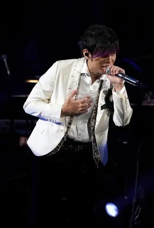 周杰伦经典造型《紫毛伦》