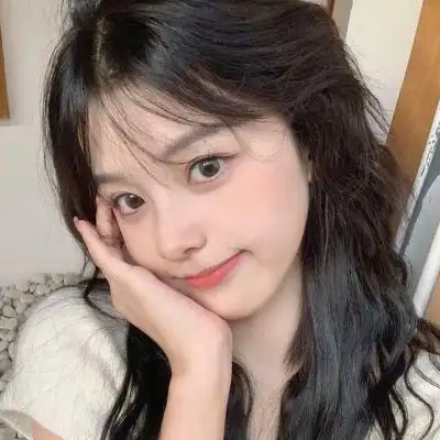 清新女生头像侧脸长发最美萌傲娇王