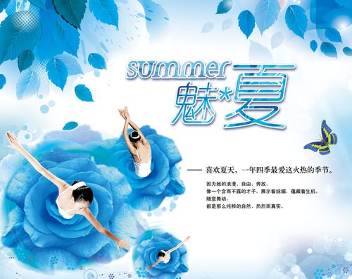 577海报印制海报展板素材1006,魅力夏天summer