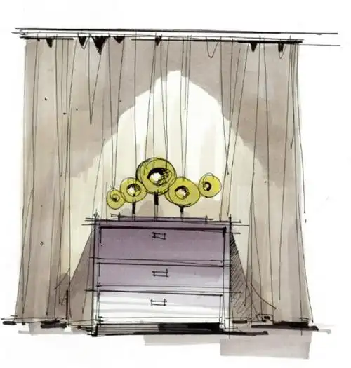 快速家具陈设马克笔表达解析(布艺)