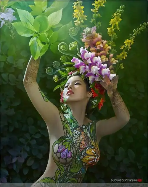 【转载】人体艺术彩绘【美】