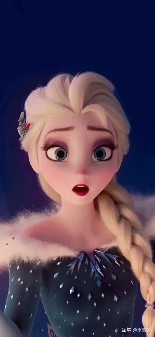 你们认为elsa艾莎女王最美的照片是哪一张