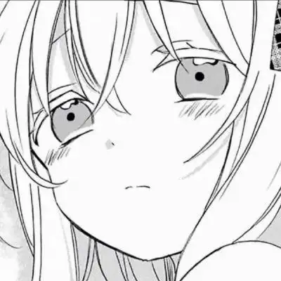 漫画女生头像黑白色 漫画女生头像黑白图片