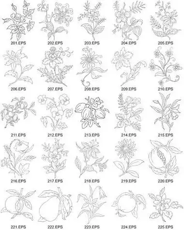 古风花的简笔画