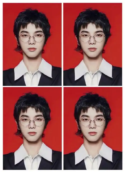 内娱男明星的证件照##华晨宇美貌大赏