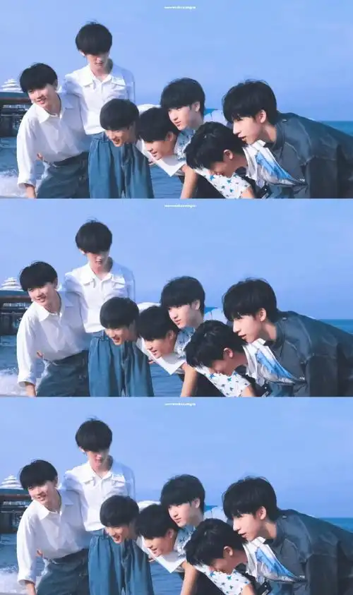 时代少年团超话95#时代少年团 少年荣光#夏日海边系列"夏天的风,我