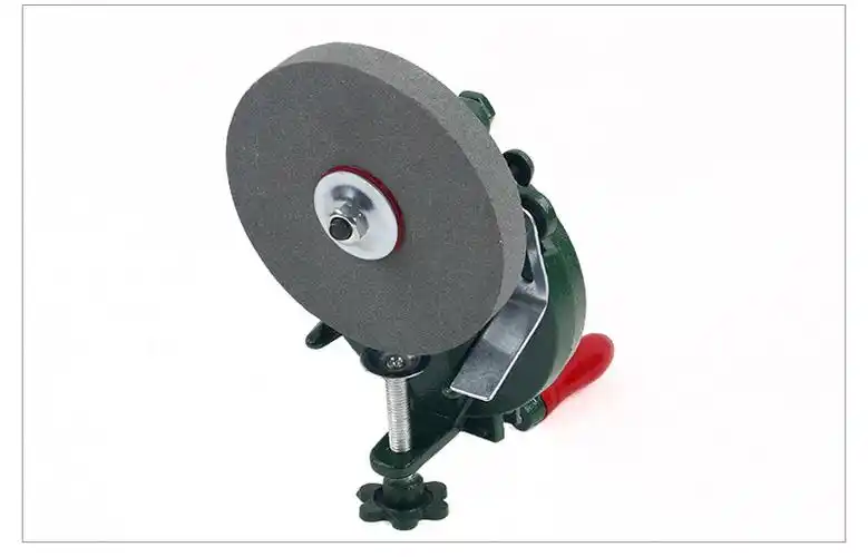 【厂家直销】打磨工具6寸手动砂轮架 diy打磨手摇 砂轮机