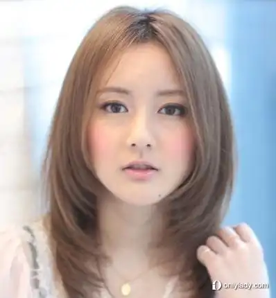 方脸适合什么发型超女神范儿的中长发修颜瘦脸