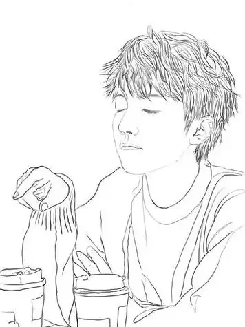 「图片出处见水印」#王俊凯##tfboys王俊凯王俊凯简笔画怎么画