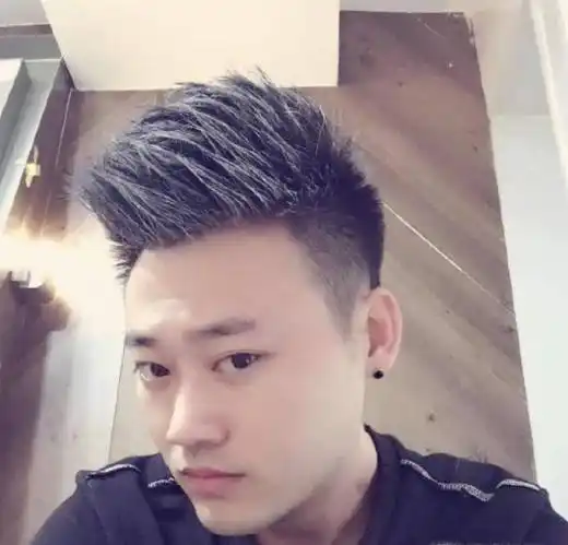 飞机头发型图片