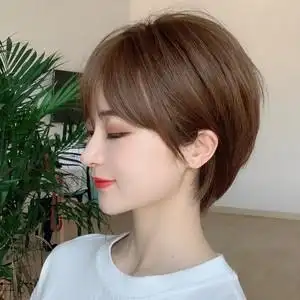 假发短发女时尚帅气中性韩国图片