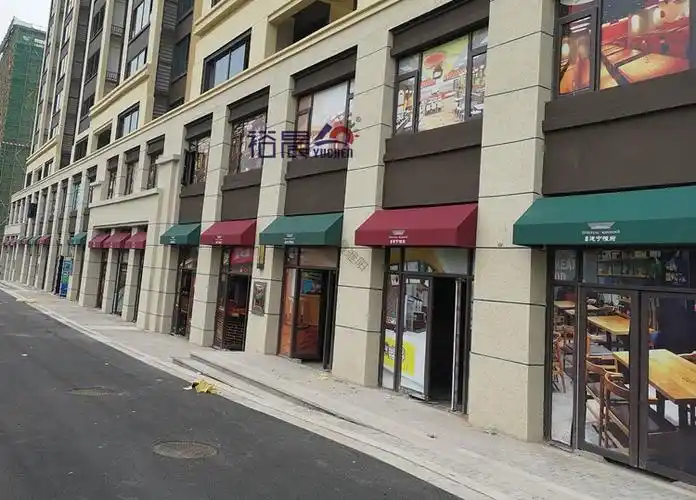 适用长沙雨棚遮阳棚布艺雨棚装饰雨棚网红雨棚店铺户外固定咖啡店雨棚