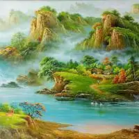 招财风景微信头像