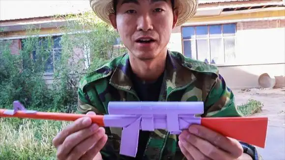 盘点大圣做的手工第一集:用废纸板做出98k,太有才了!