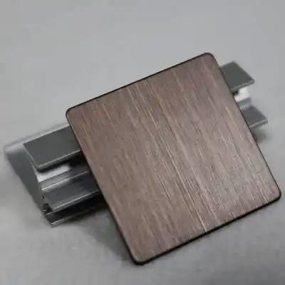 拉丝深褐色不锈钢纳米色油 彩色不锈钢板无指纹