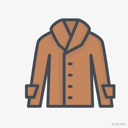 上衣外套衣服手绘创意矢量图png素材透明免抠图片-卡通手绘