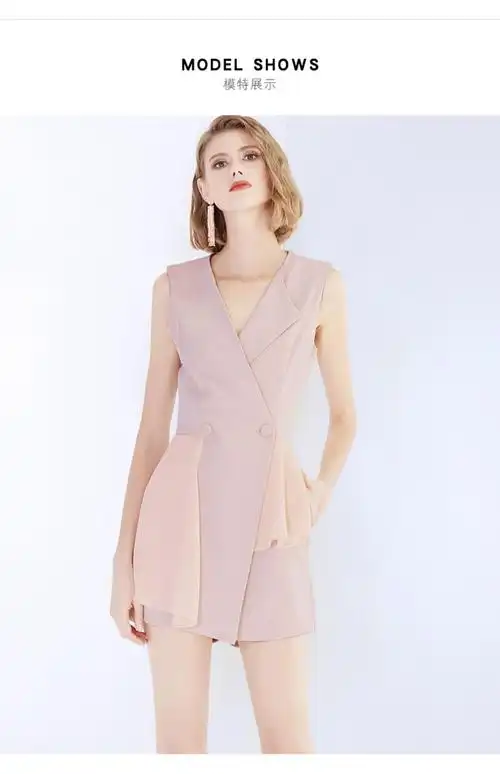 例柏(leerboor)品牌女装欧洲站欧美风2021新款设计感小众时尚套装女夏