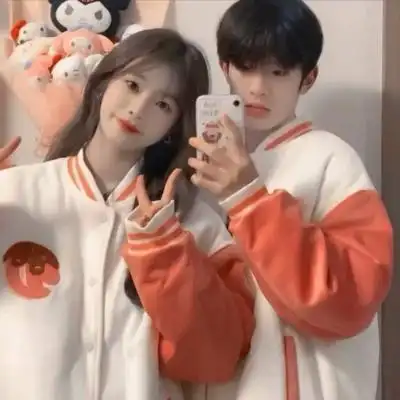 适合00后用的真人学生情侣头像图片