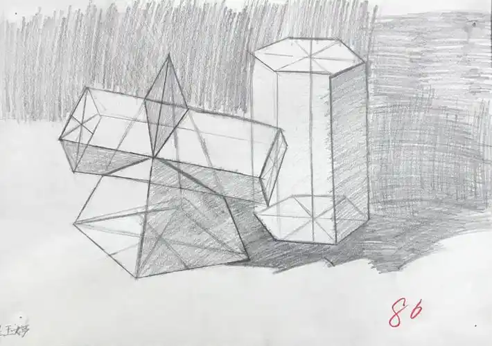 3月3日(周日上午)小学素描班学生作业赏析