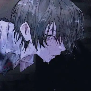 抑郁的男生头像动漫